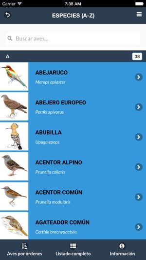 Birding in Extremadura APP(圖4)-速報App