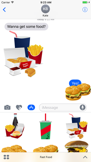 Fast Food Stickers: Tasty!(圖1)-速報App