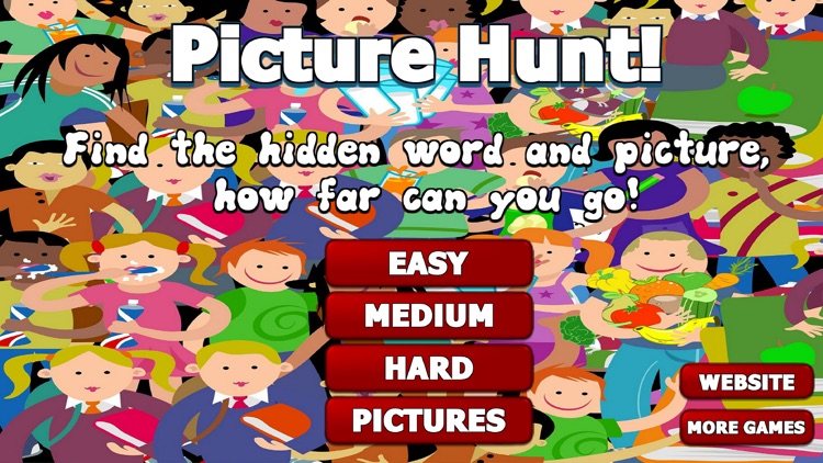 Hidden Words and Picture Game