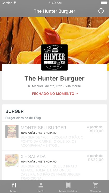 The Hunter Burguer Delivery