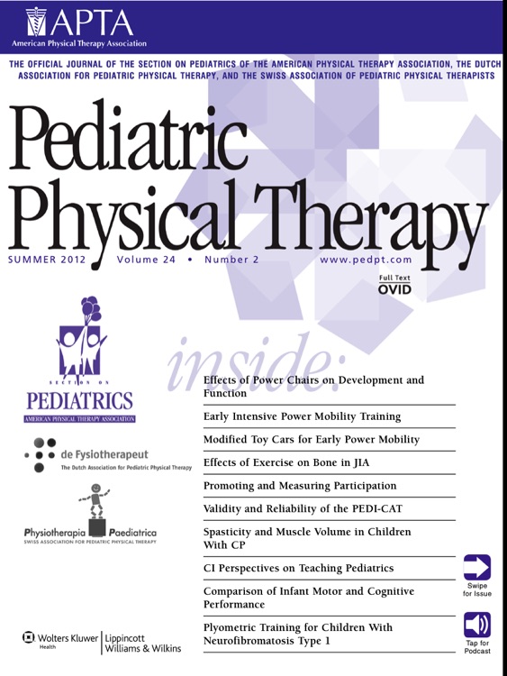 Pediatric Physical Therapy Journal