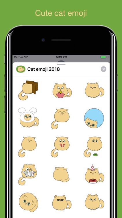 Funny Cat emoji - stickers