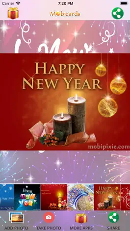 Game screenshot New Year eCard & Photo e-Cards mod apk