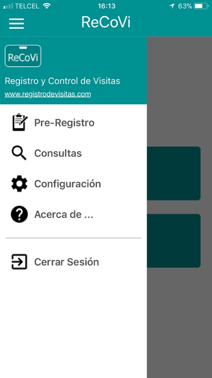 ReCoVi - Registro de Visitas