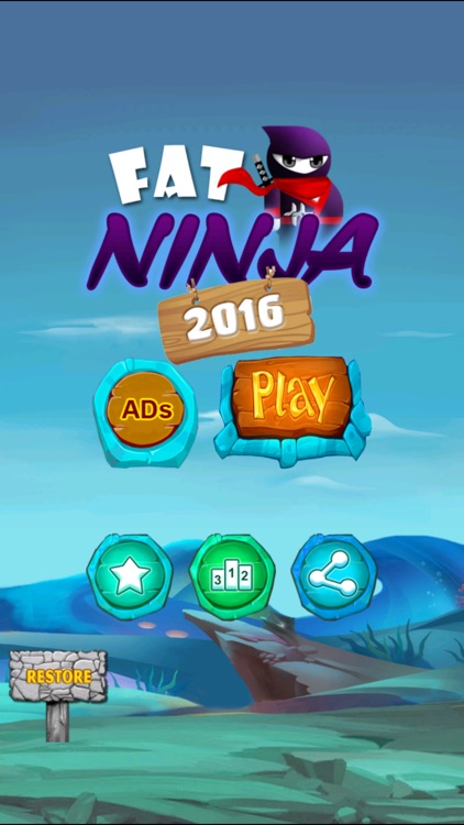 Fat Ninja 2016-Double Tap To Run and Jump