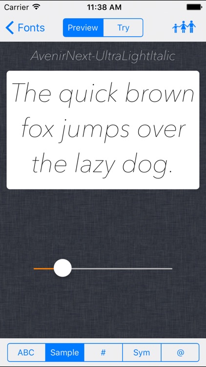 Font preview tool for desing. screenshot-3