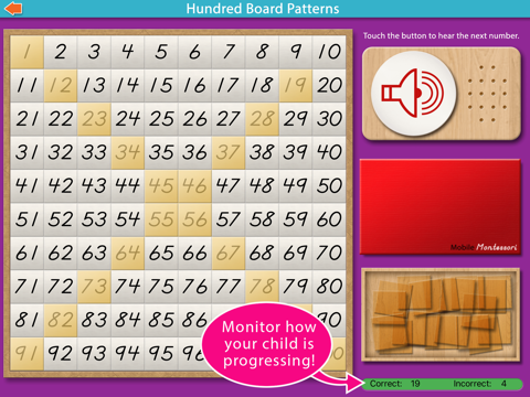 100 Board Counting Patterns - náhled