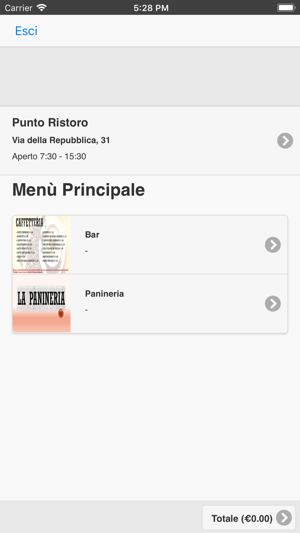 Punto Ristoro School