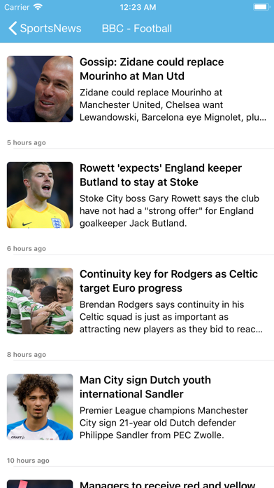 Sports News Pro - Top RSS News screenshot 3