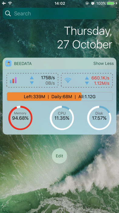 BeeData Widget - Data Monitor screenshot 2