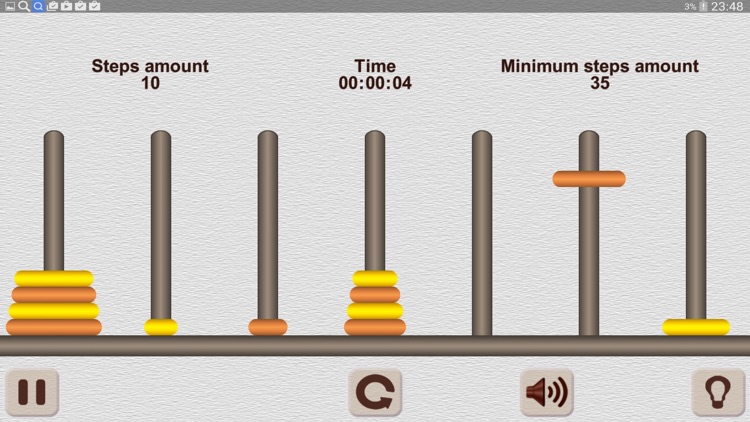 The Tower of Hanoi Math puzzle screenshot-4