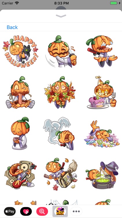 Pumpkin Stickers Collection screenshot-4