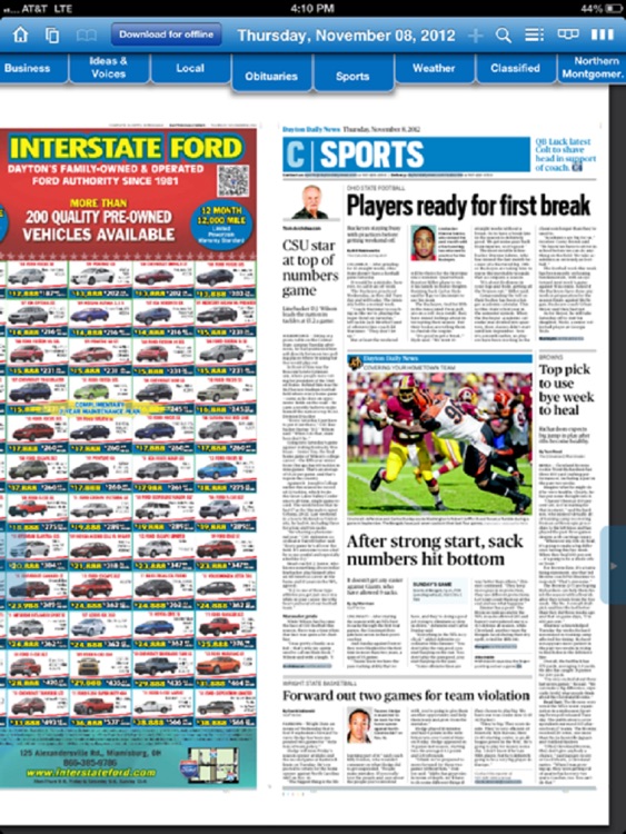The Dayton Daily News ePaper screenshot-3