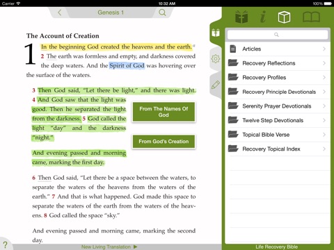 Life Recovery Bible screenshot 3