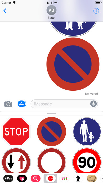 Traffic Sign Stickers screenshot 4