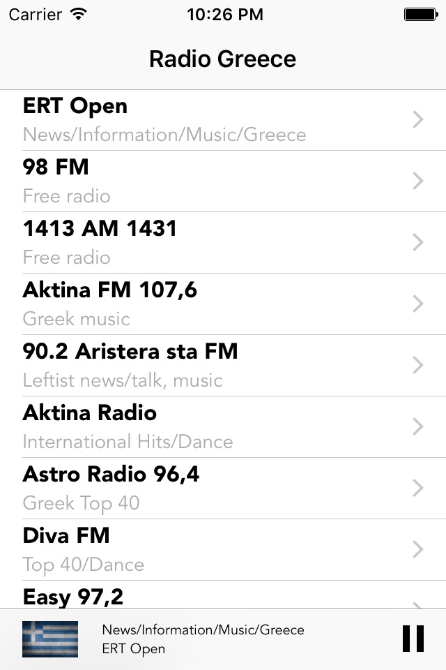 Greek Greece Radios & Music screenshot 2