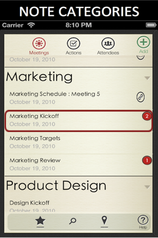 Meeting Pad for iPhone screenshot 2