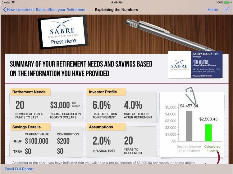 Sabre Financial - Barry Block