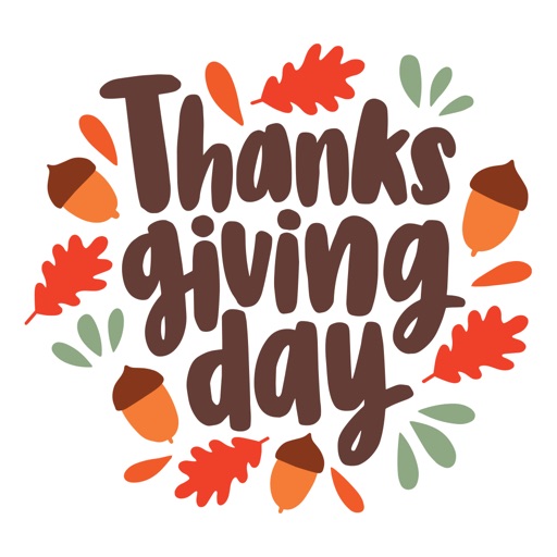 Thanksgiving Day Stickers 2018