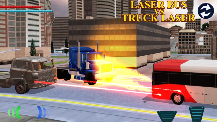 Laser Bus Robot Transform War screenshot-3