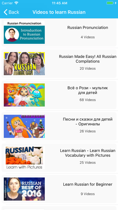 Learn Russian Vocabulary Lite screenshot 3