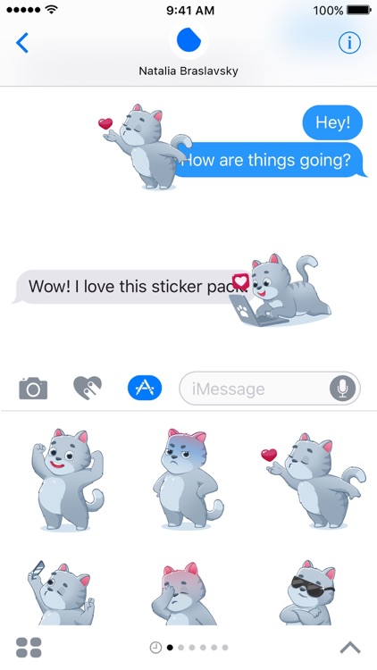 Smokey The Cat Stickers