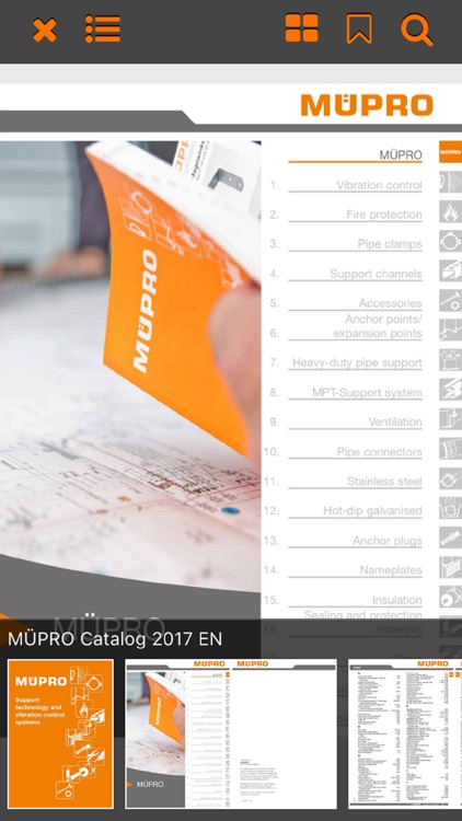 MÜPRO Catalogue App