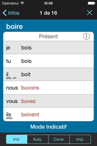 French Verbs & Conjugation L screenshot 3