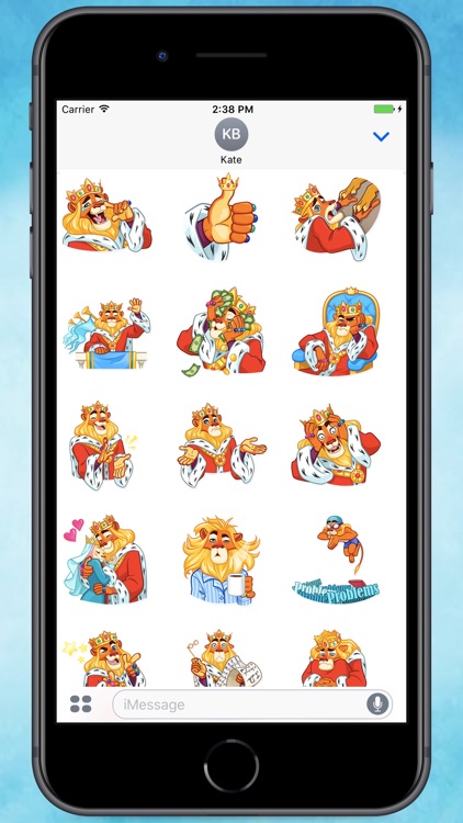 Powerful Lion Stickers