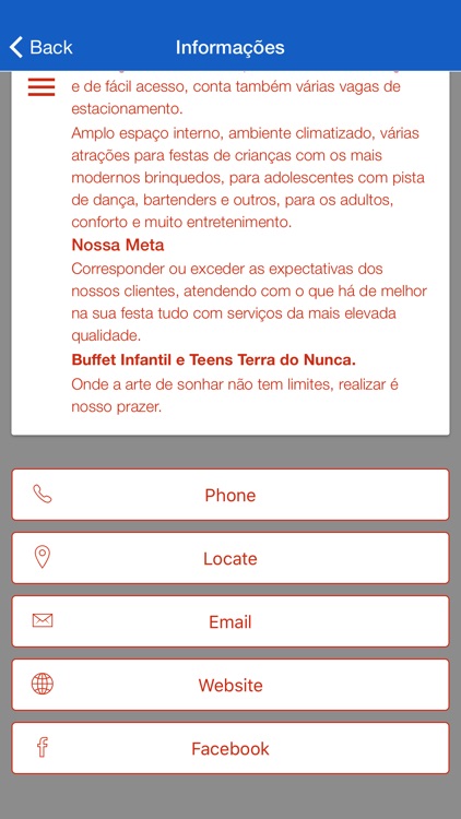 Terra do Nunca Buffet Infantil screenshot-3