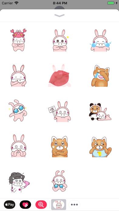 Animated Rabbit Stickers Pack screenshot 2