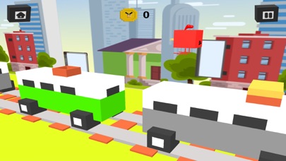 Blocky Chicken & Train-Crazy Jump screenshot 3