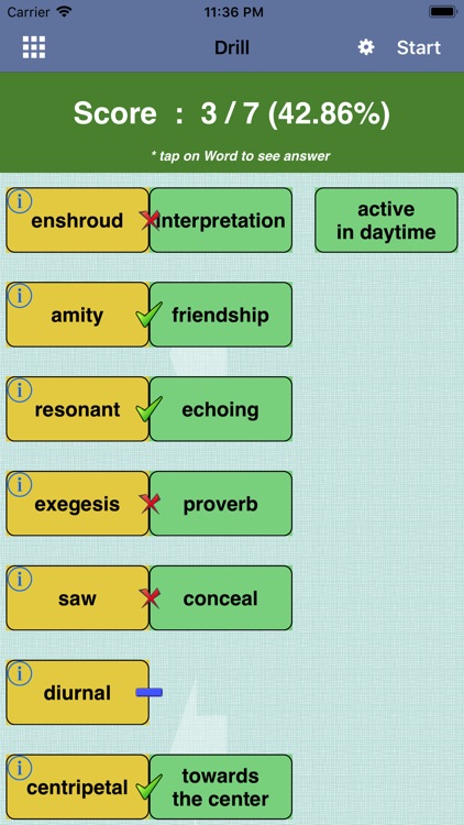 Vocab for the ACT ® Test