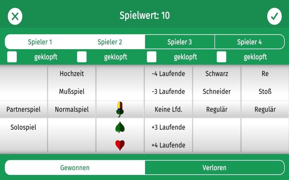 Schafkopf-Liste screenshot 4