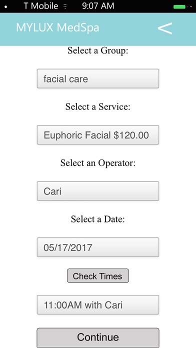 Mylux Med Spa screenshot 2