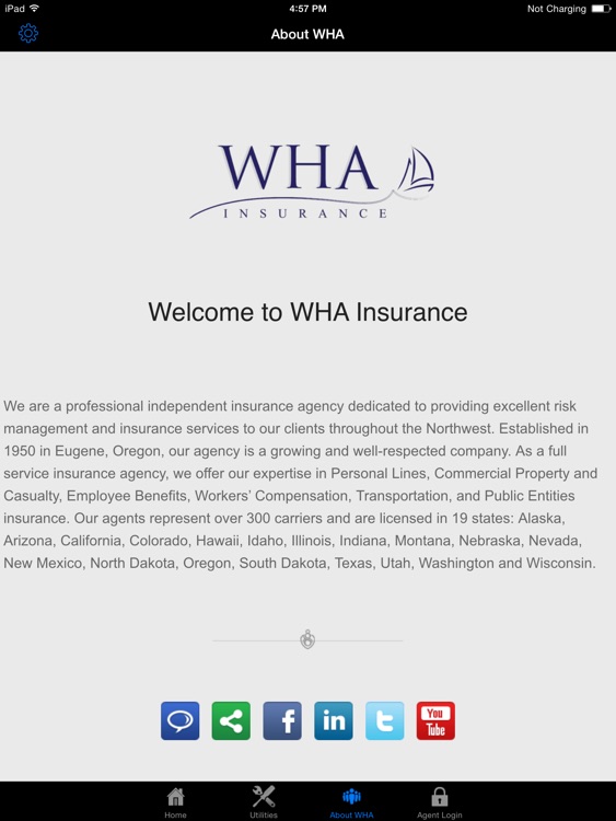 WHA Insurance for iPad