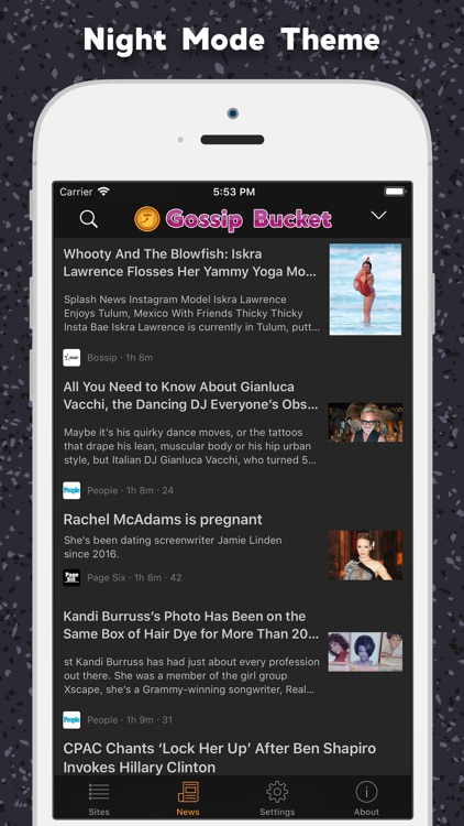Gossip Bucket Celebrity News screenshot-3