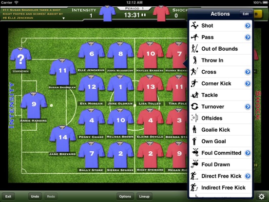 Screenshot #4 pour iScore Soccer Scorekeeper