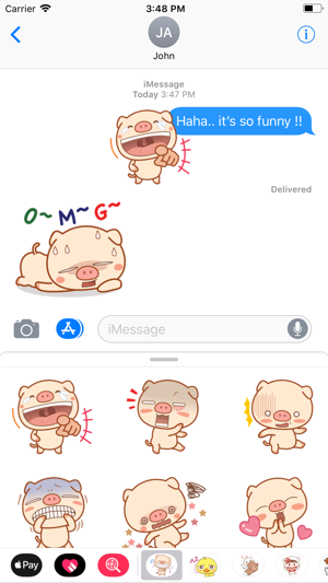 Piggy Pig Sticker(圖1)-速報App