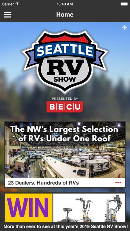 Seattle RV Show App