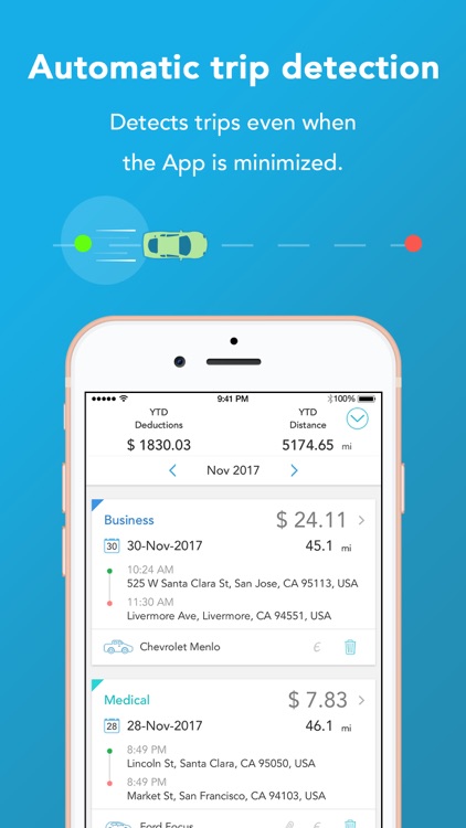 Swift Miles - Mileage Tracker
