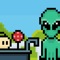 Zie Invades Earth is a simple one button minigame