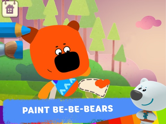 Be-be-bears: Painting for kidsのおすすめ画像1