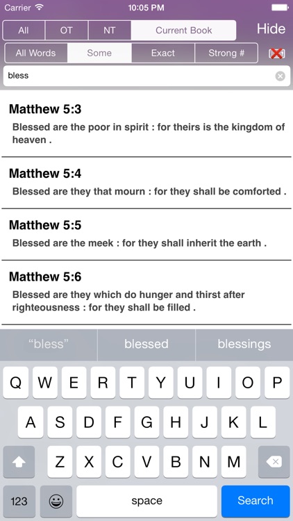 Touch Bible: KJV + Concordance screenshot-3