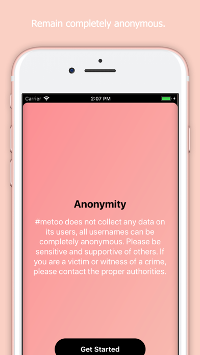 #metoo - Anonymous Sharing screenshot 3