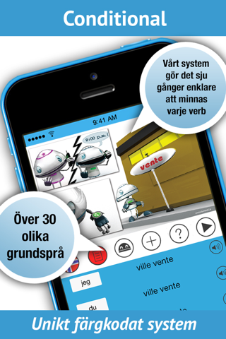 Norwegian Verbs Pro. LearnBots screenshot 4