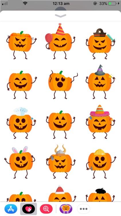 Pumpkin Animated Stickers