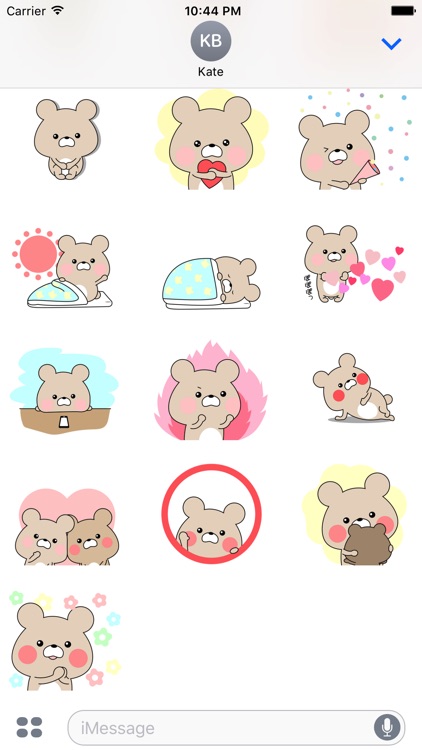 A Bear Sticker Sticker