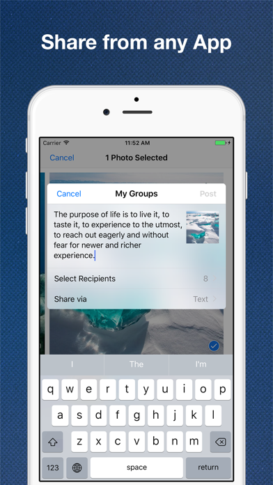 My Groups - Contact Manager, Group Text, Group Mail, Share Contacts Screenshot 5