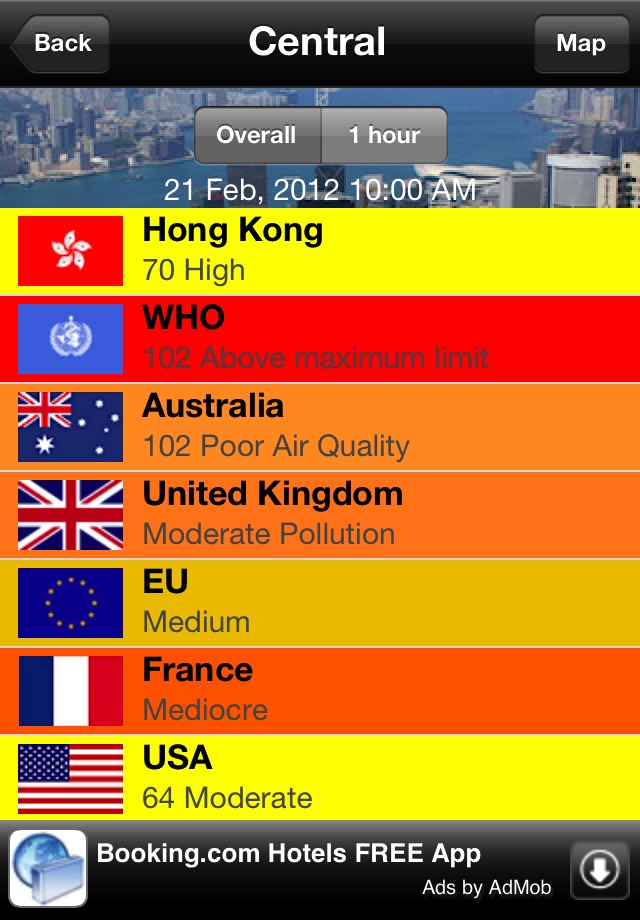 Hong Kong Air Pollution screenshot 4